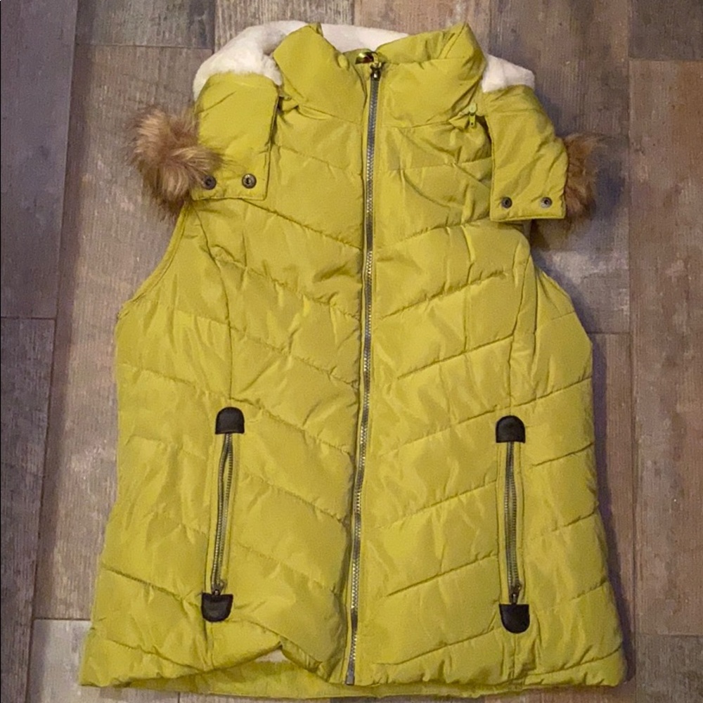 Fleece lined vest